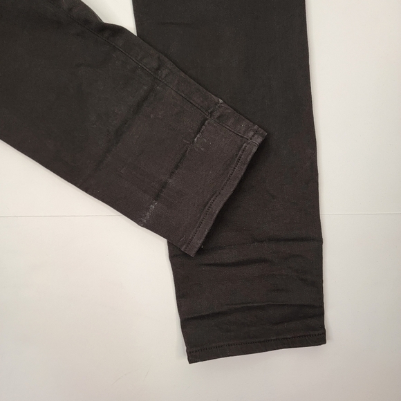 Good American Sz Plus 15 Black Jeans High Rise Slim Straight - Picture 6 of 7